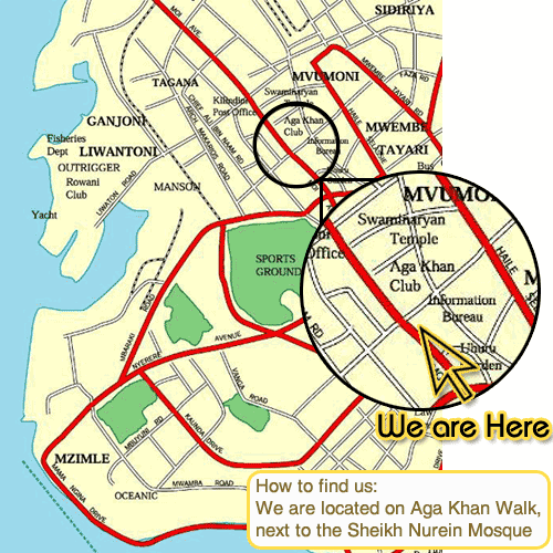 Map to Al-Fawzein